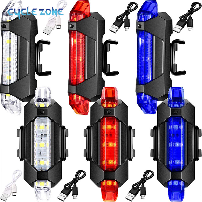 Cycling Gear Charging Station - Bicycle Rear LED Light Handlebar Bike