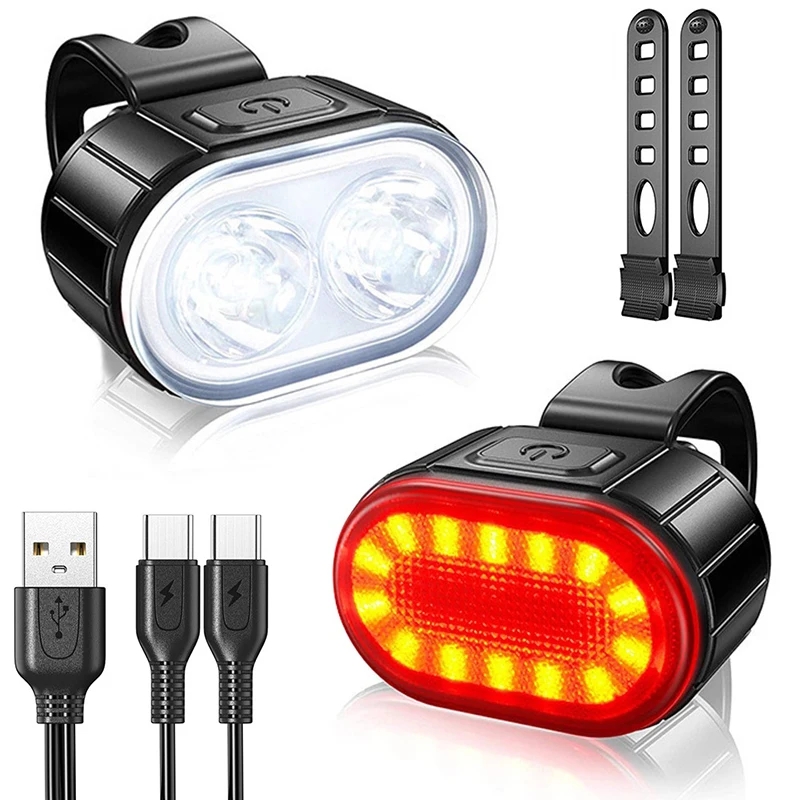 Cycling Gear Charging Station - Bike Lights LED USB Rechargeable Bicycle
