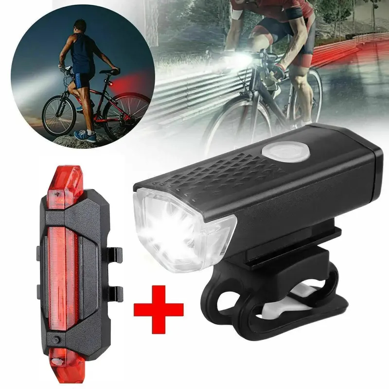 Cycling Gear Charging Station - MTB Bike Front Lights USB LED