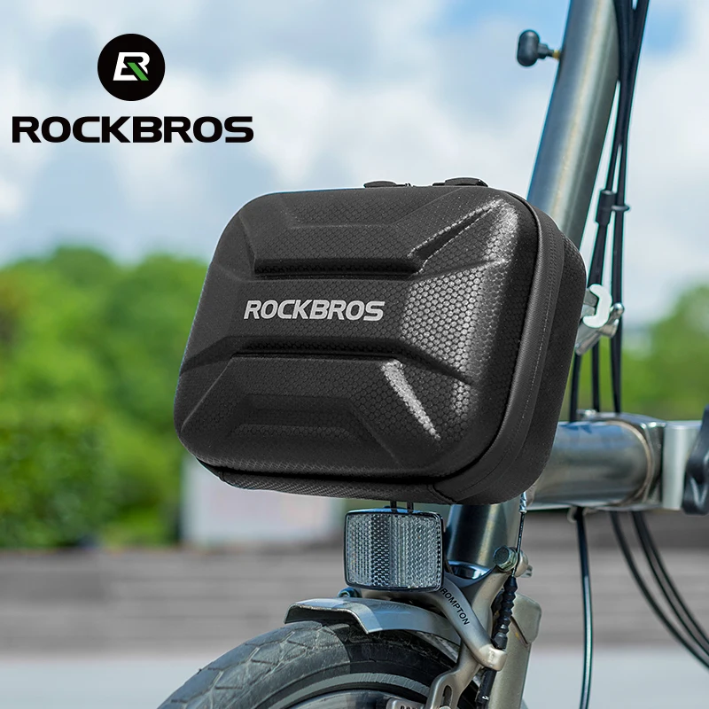 Cycling Gear Organizer Bag - ROCKBROS Carbon Fiber Pattern BMX Front