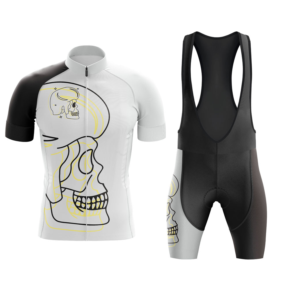 Triathlon Cycling Kit - Skull Cycling Jersey Set Men Bike