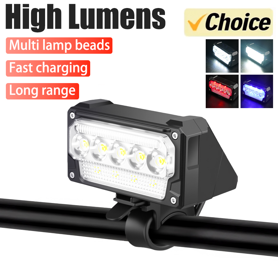 Cycling Gear Charging Station - 1PCS Bicycle Light USB LED Rechargeable