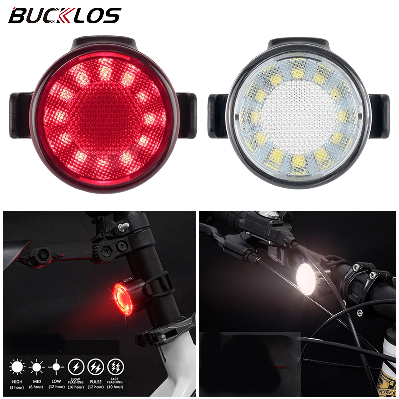 Cycling Gear Charging Station - BUCKLOS Bike Front and Rear Light