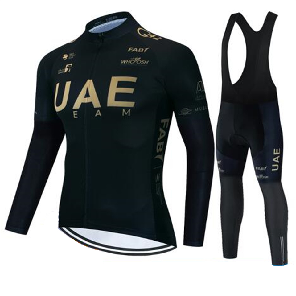 Cycling Gear Uae - Uae Team Autumn Cycling Jersey Set
