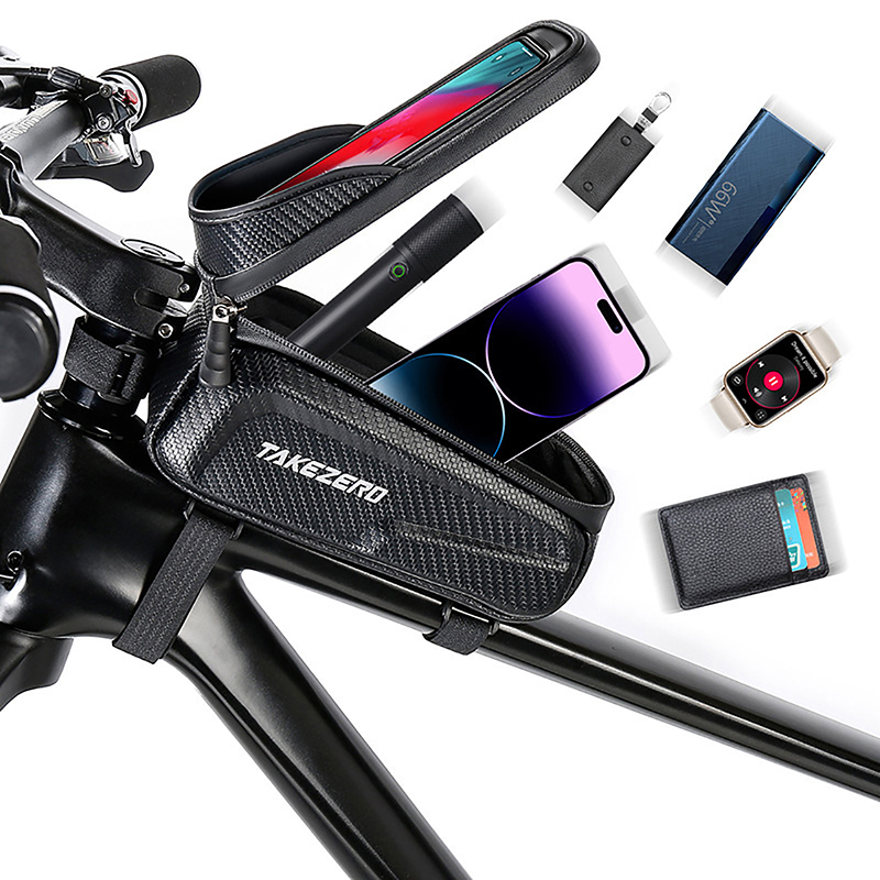 Cycling Gear Organizer Bag - New Bicycle Bag Waterproof Touch Screen
