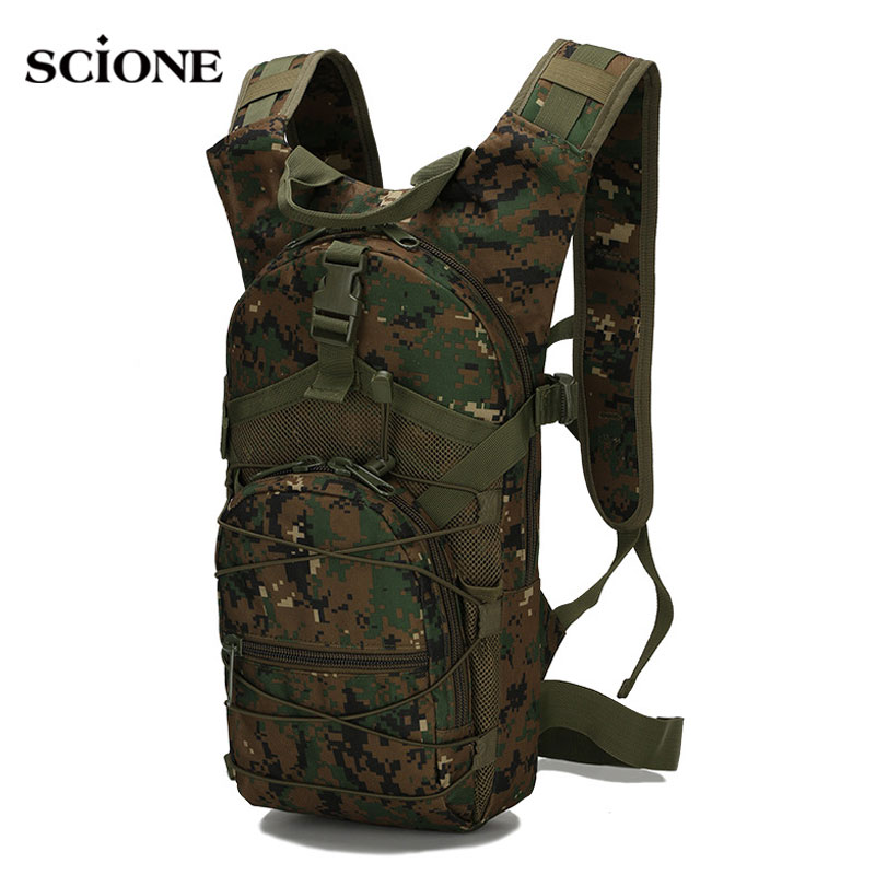 Cycling Gear Organizer Bag - 15L Molle Tactical Backpack 800D Oxford