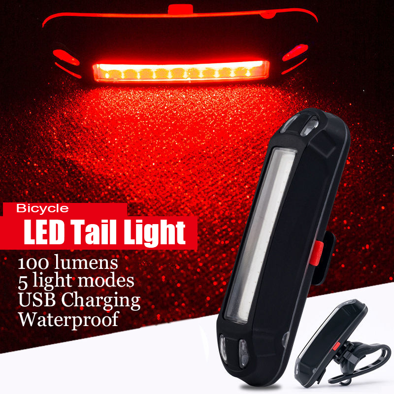 Cycling Gear Charging Station - Bike Tail Light USB Rechargeable LED