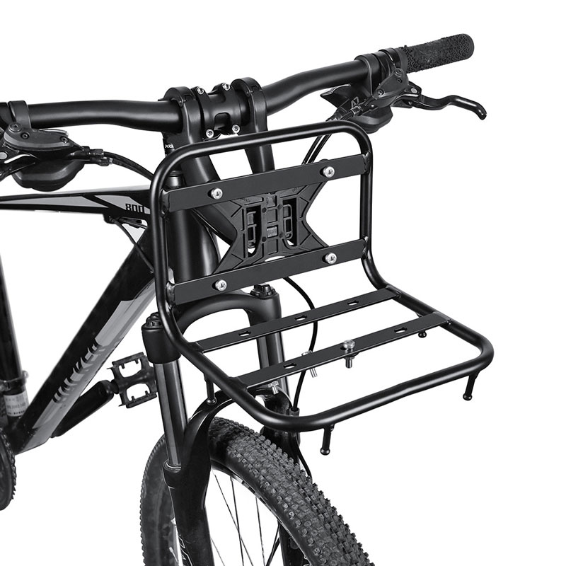 Cycling Gear Organizer Bag - Bicycle Front Rack Aluminum Alloy Multi-Functional