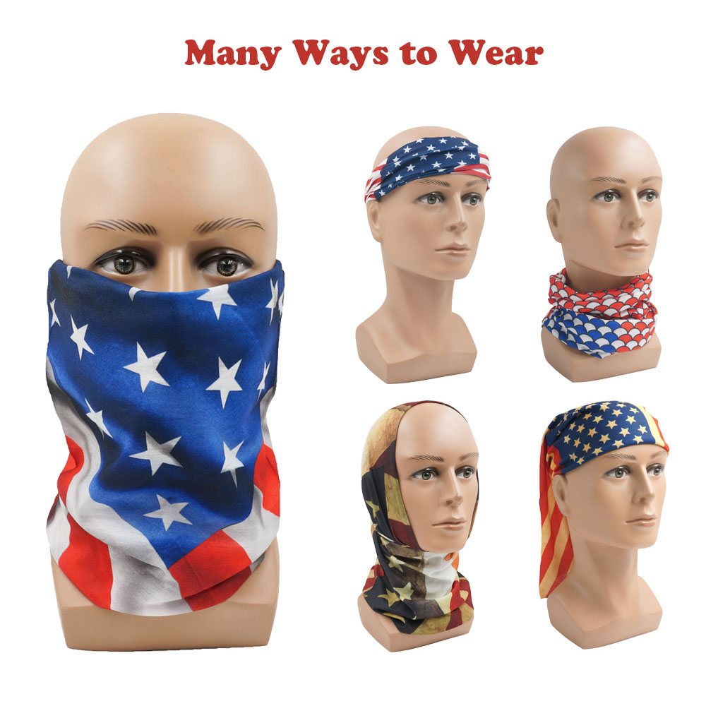 USA Flag Pattern Sun Protectiv - Cycling Gear Usa recension och pris
