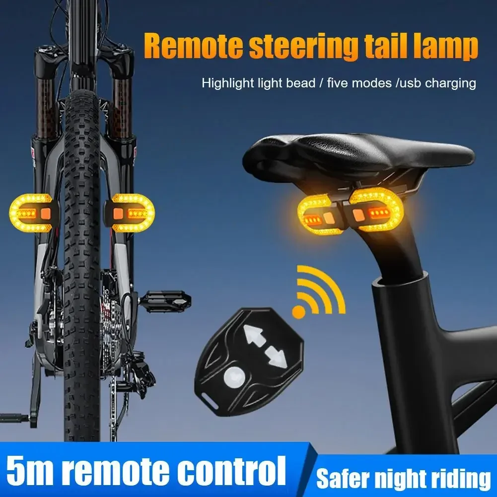 Bike Turn Signal Rear Light LE - Cycling Gear Charging Station recension och pris