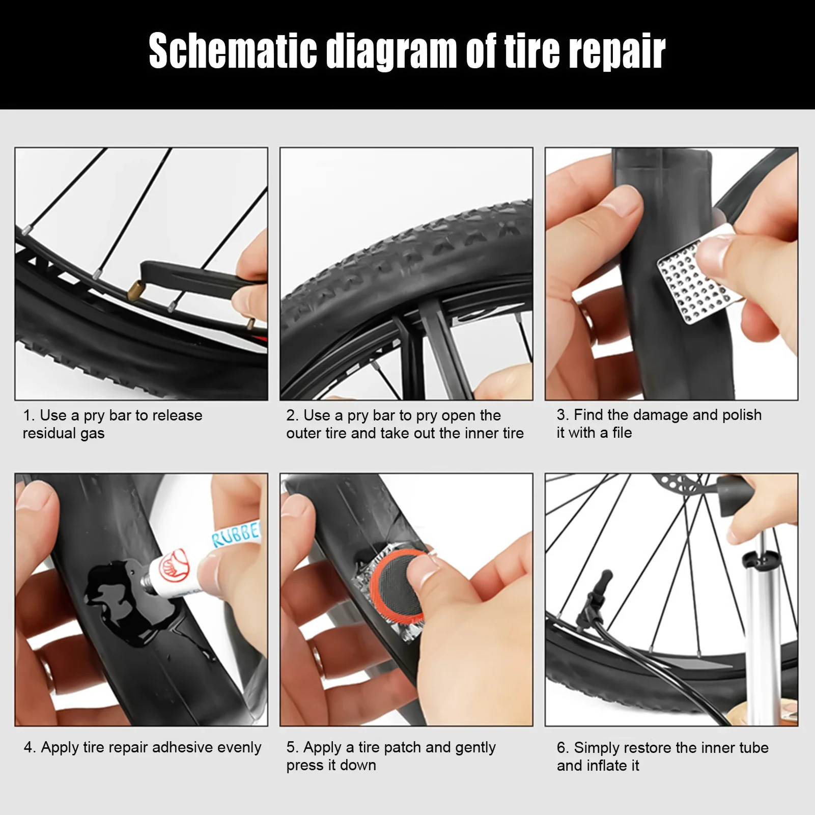2026-Bike Tire Repair Kit Conv - Bike Tube Repair Kit recension och pris
