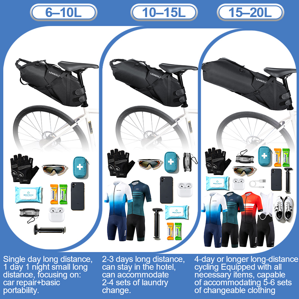 NEWBOLER Upgraded 20L Large Ca - Cycling Gear Organizer Bag recension och pris