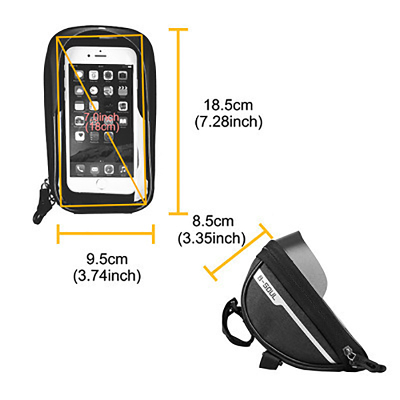 Touch Screen Waterproof Bike H - Cycling Gear Pouch recension och pris