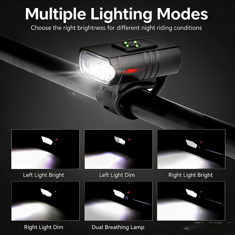 Bike Light Front Rear LED USB  - Cycling Gear Charging Station recension och pris