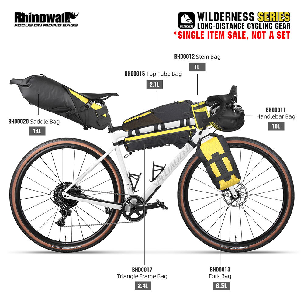 Rhinowalk Bike Long-Distance C - Cycling Gear Duffle recension och pris