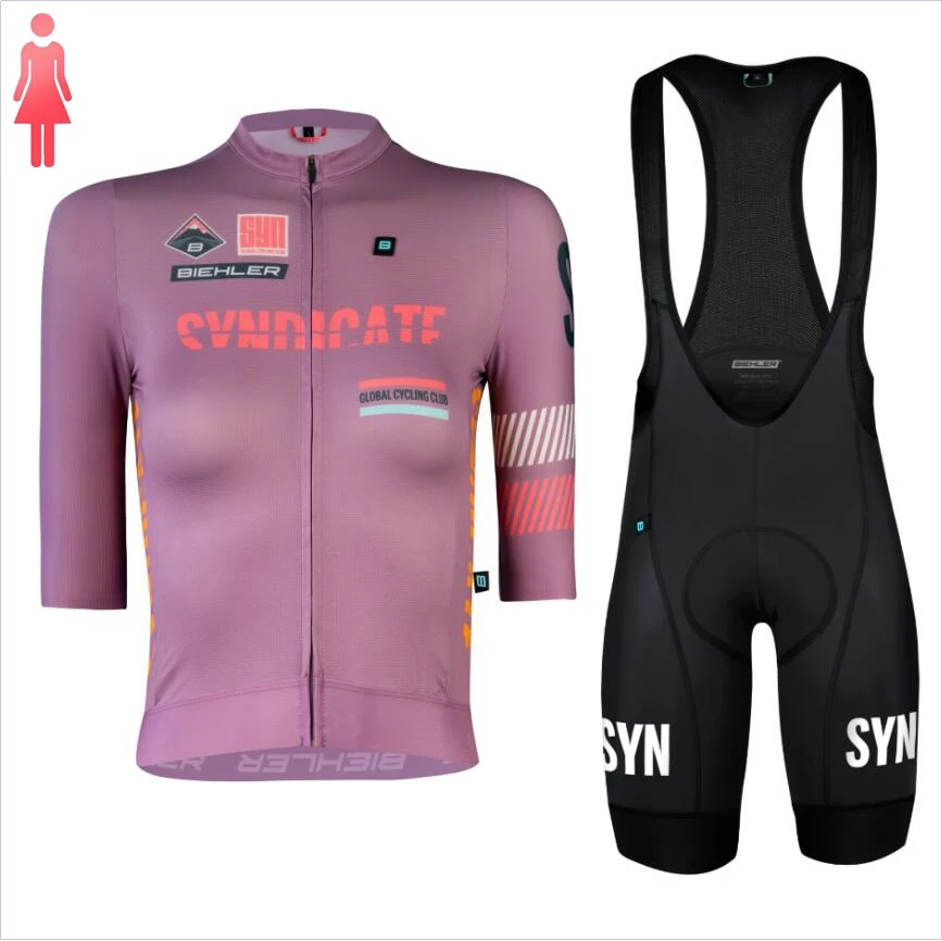 SYN Purple short sleeve Jersey - Cycling Gear Lycra recension och pris