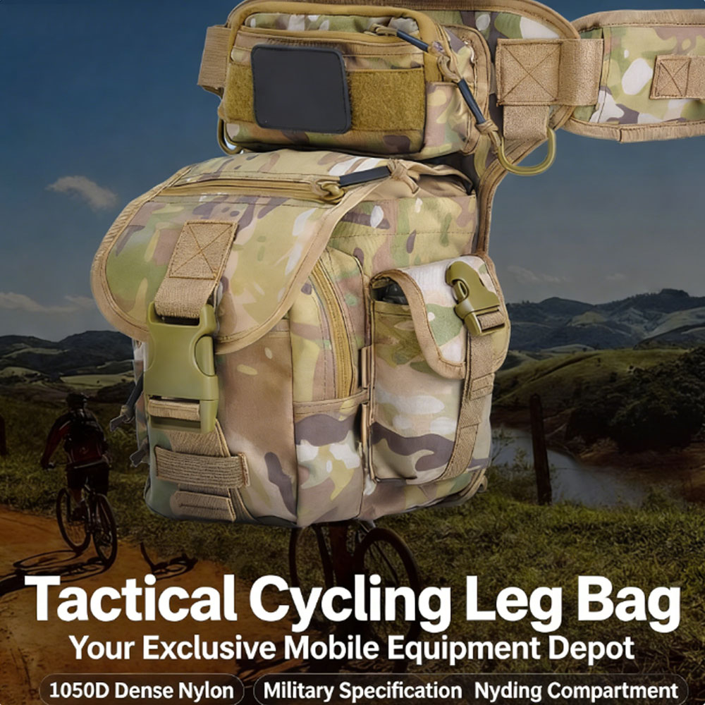 Tactical Drop Leg Bag Motorcyc - Cycling Gear Pouch recension och pris