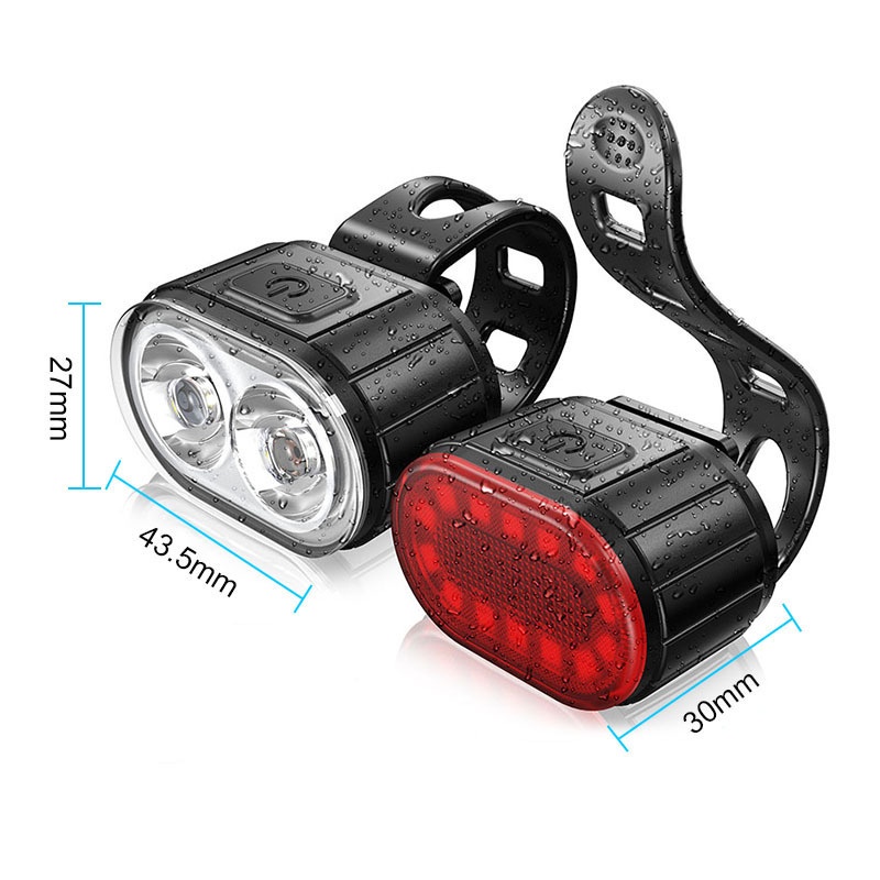 Bike Lights LED USB Rechargeab - Cycling Gear Charging Station recension och pris