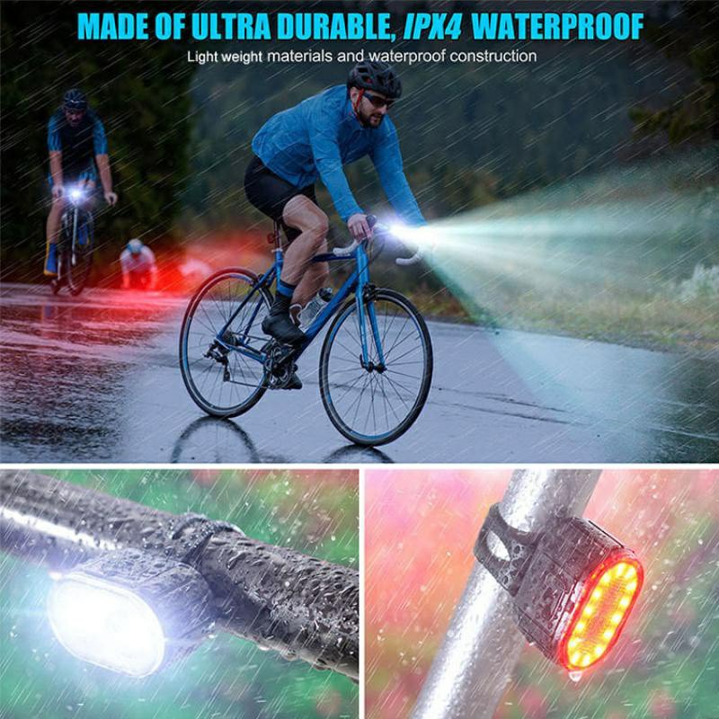 Bike Lights LED USB Rechargeab - Cycling Gear Charging Station recension och pris