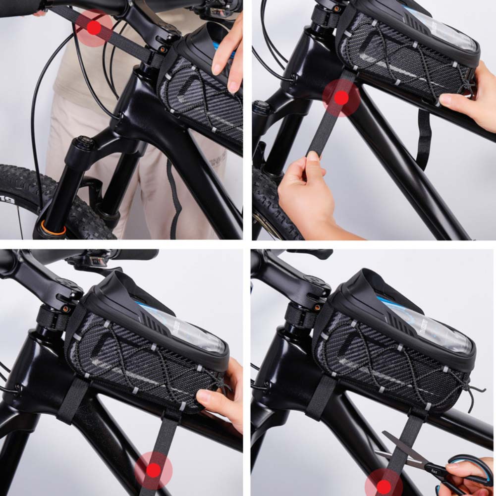 EVA Hard Shell Bicycle Beam Ba - Cycling Gear Pouch recension och pris