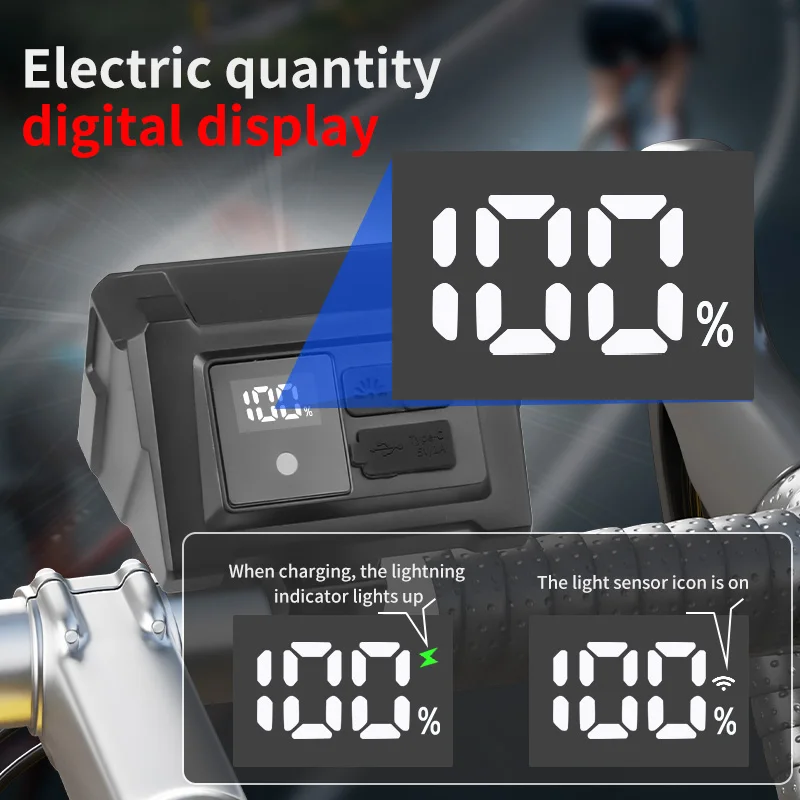 Bike Light 15LED USB Rechargea - Cycling Gear Charging Station recension och pris