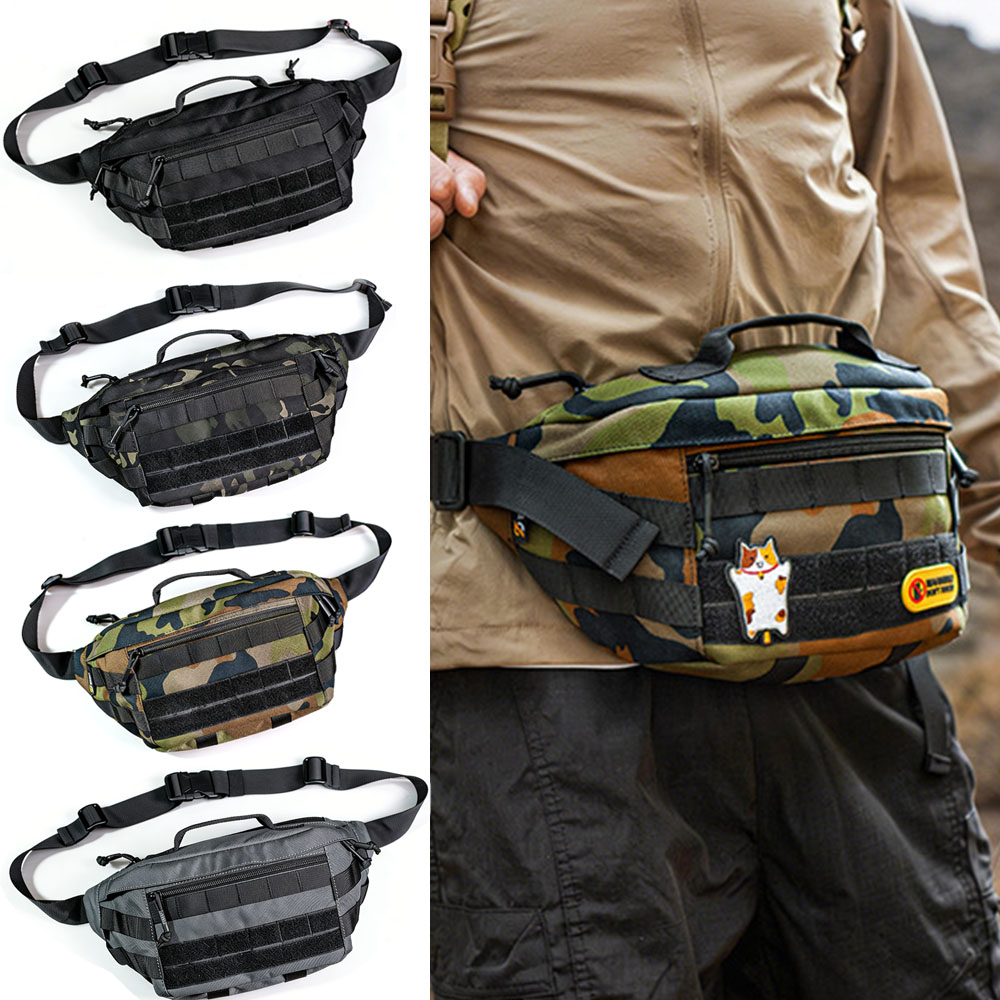 Tactical Sling Bag Multi Shoul - Cycling Gear Pouch recension och pris
