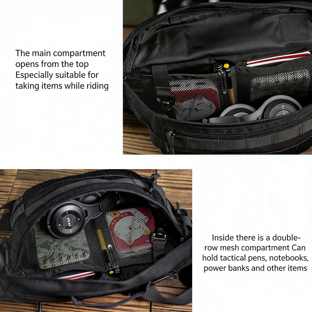 Tactical Sling Bag Multi Shoul - Cycling Gear Pouch recension och pris