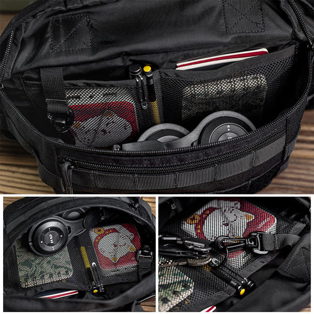 Tactical Sling Bag Multi Shoul - Cycling Gear Pouch recension och pris