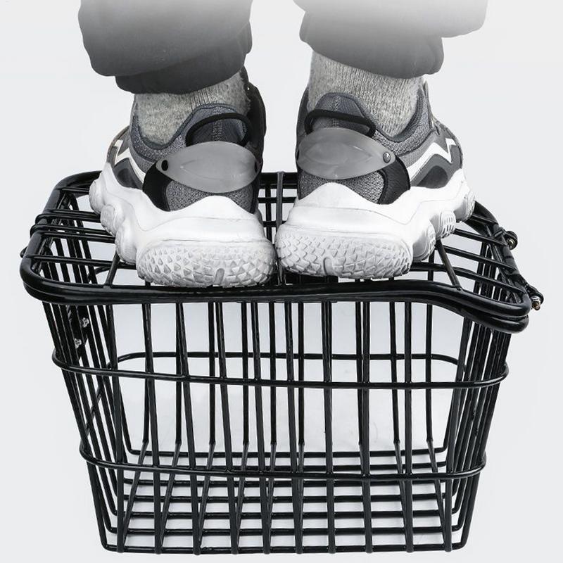 Bike Rear Basket Metal Bicycle - Cycling Gear Shelf recension och pris