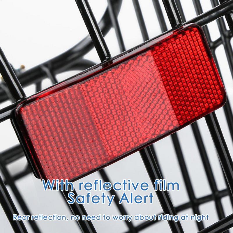 Bike Rear Basket Metal Bicycle - Cycling Gear Shelf recension och pris