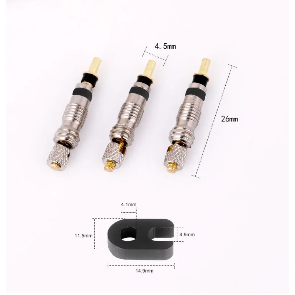 6/18Pcs Bicycle Valve Core Fre - Bike Tube Repair Kit recension och pris
