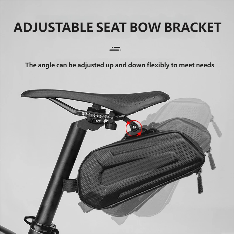Hard Shell Bike Saddle Bag Car - Cycling Gear Organizer Bag recension och pris