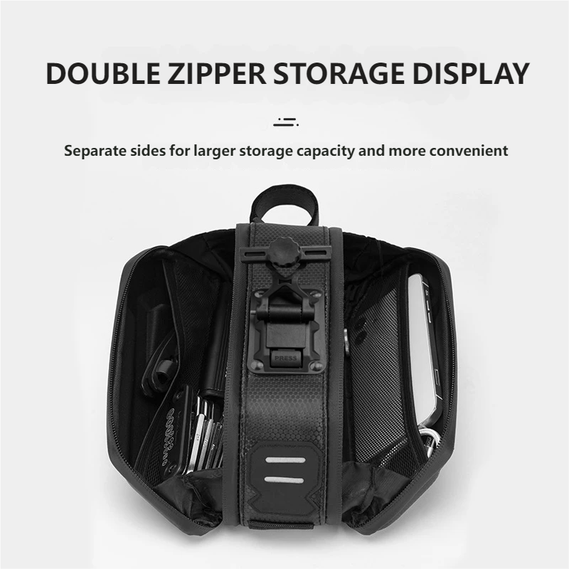 Hard Shell Bike Saddle Bag Car - Cycling Gear Organizer Bag recension och pris
