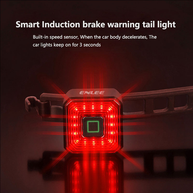 ENLEE Smart Bicycle Brake Ligh - Cycling Gear Charging Station recension och pris
