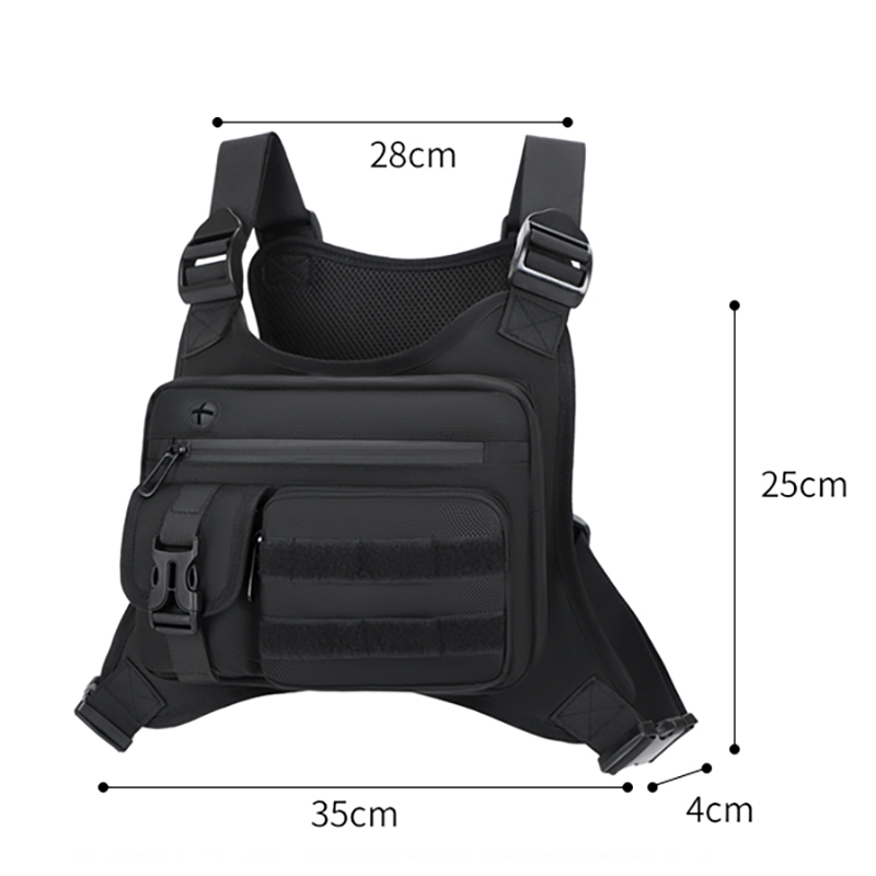 Tactical Chest Rig Bag Men Wat - Cycling Gear Pouch recension och pris