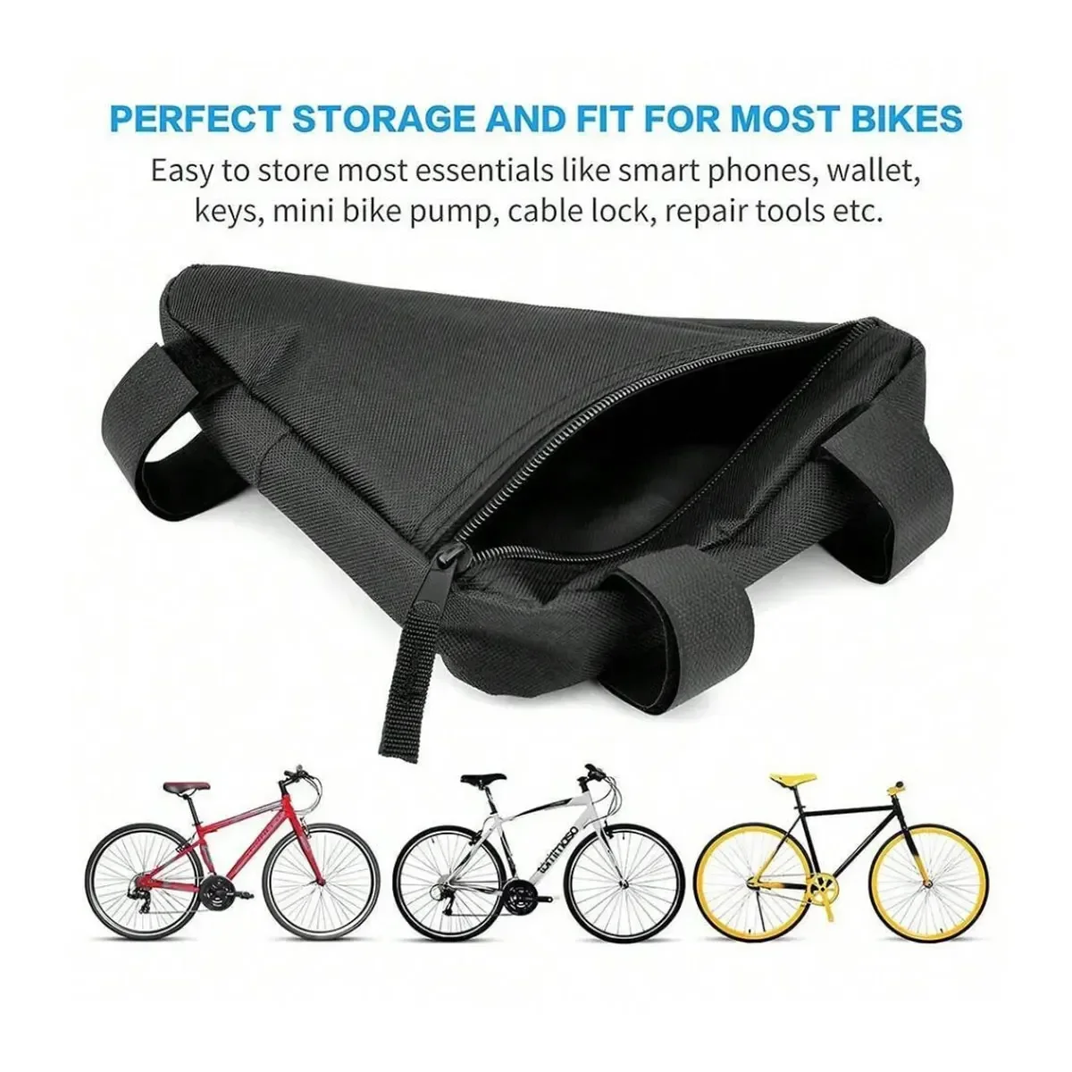 Mountain Bike Bag Triangle Bag - Cycling Gear Duffle recension och pris