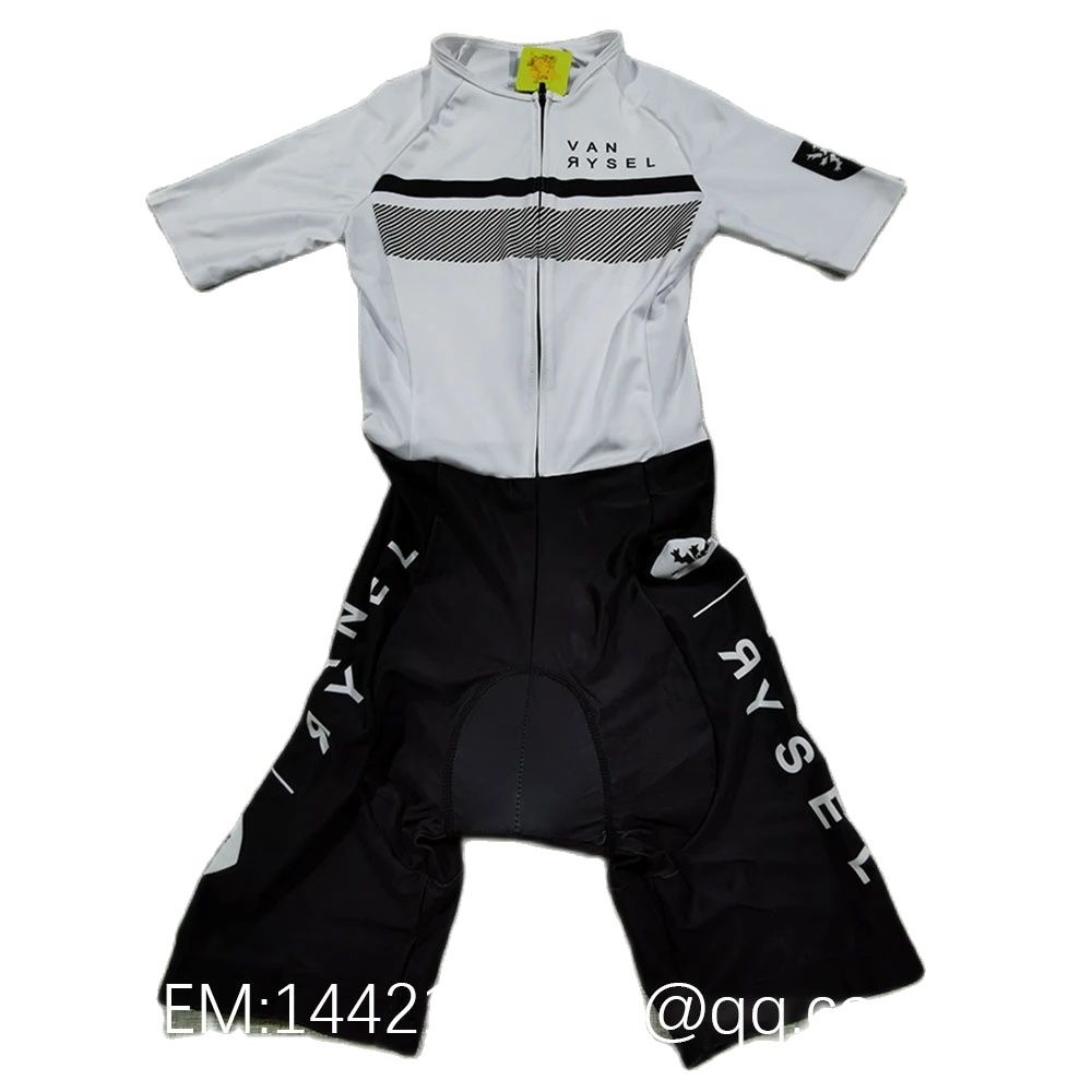 Vanrysel White/black One-piece - Triathlon Cycling Kit recension och pris