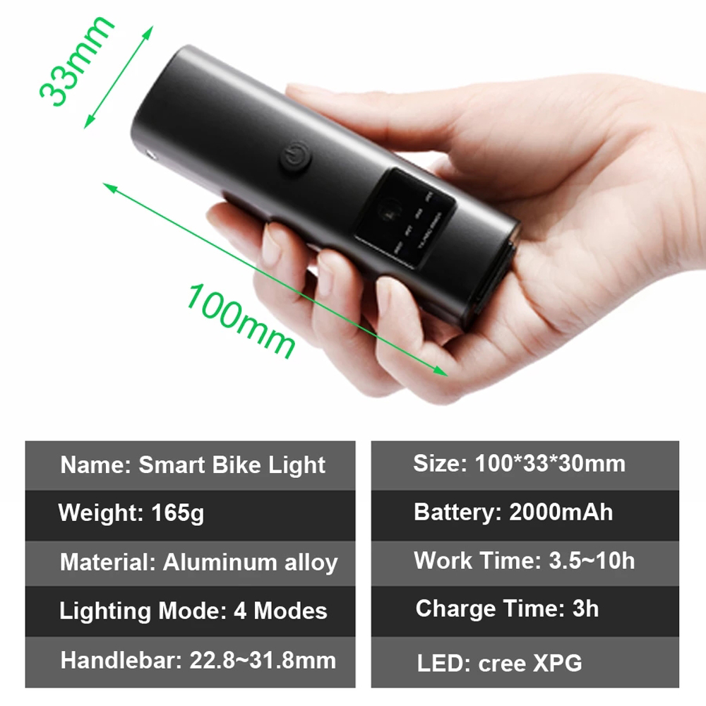 NEWBOLER Bike Light Rainproof  - Cycling Gear Charging Station recension och pris