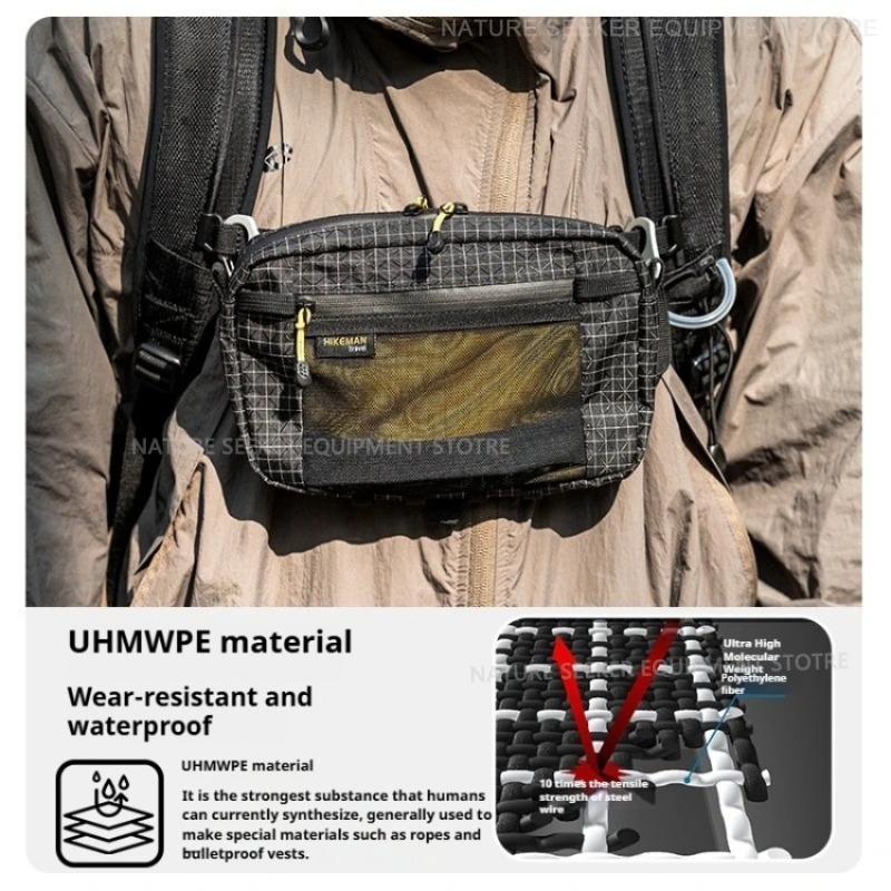 HIKEMAN Tactical Chest Bag UHM - Cycling Gear Duffle recension och pris