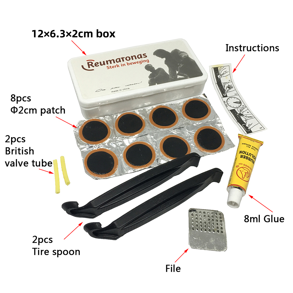 Brand New Bike Bicycle Flat Ti - Bike Tube Repair Kit recension och pris