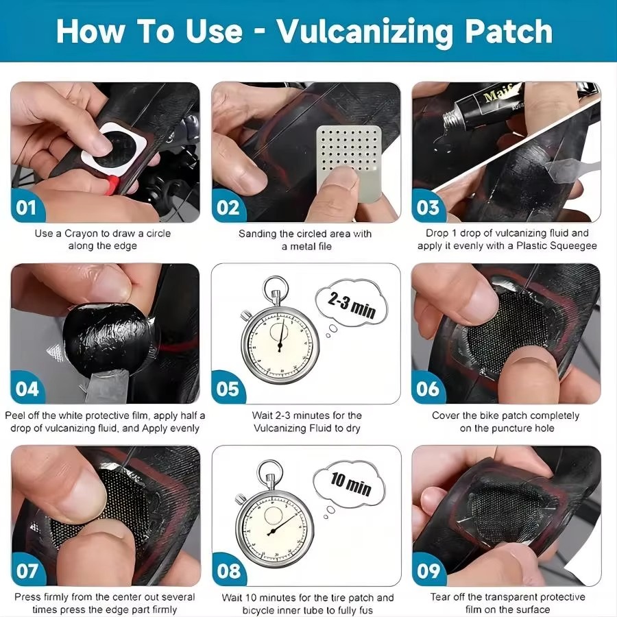 Bike Tire Repair Kit Universal - Bike Tube Repair Kit recension och pris