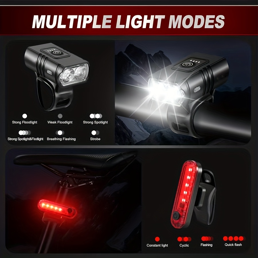 Front Bike Light USB Rechargea - Cycling Gear Charging Station recension och pris