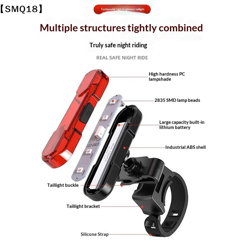 Waterproof LED Bike Light USB  - Cycling Gear Charging Station recension och pris