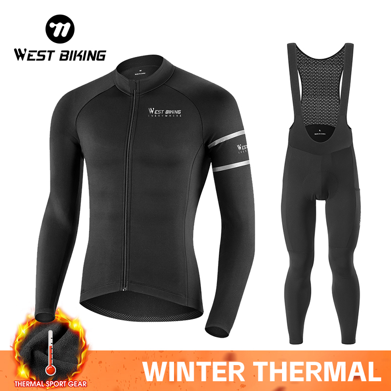 WEST BIKING Winter Fleece Cycl - Cycling Gear Lycra recension och pris