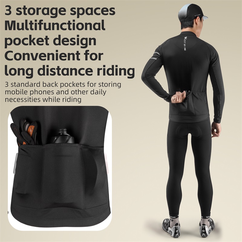 WEST BIKING Winter Fleece Cycl - Cycling Gear Lycra recension och pris