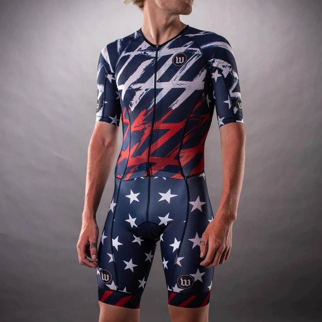 Wattie Ink Men Skinsuit Cyclin - Triathlon Cycling Kit recension och pris