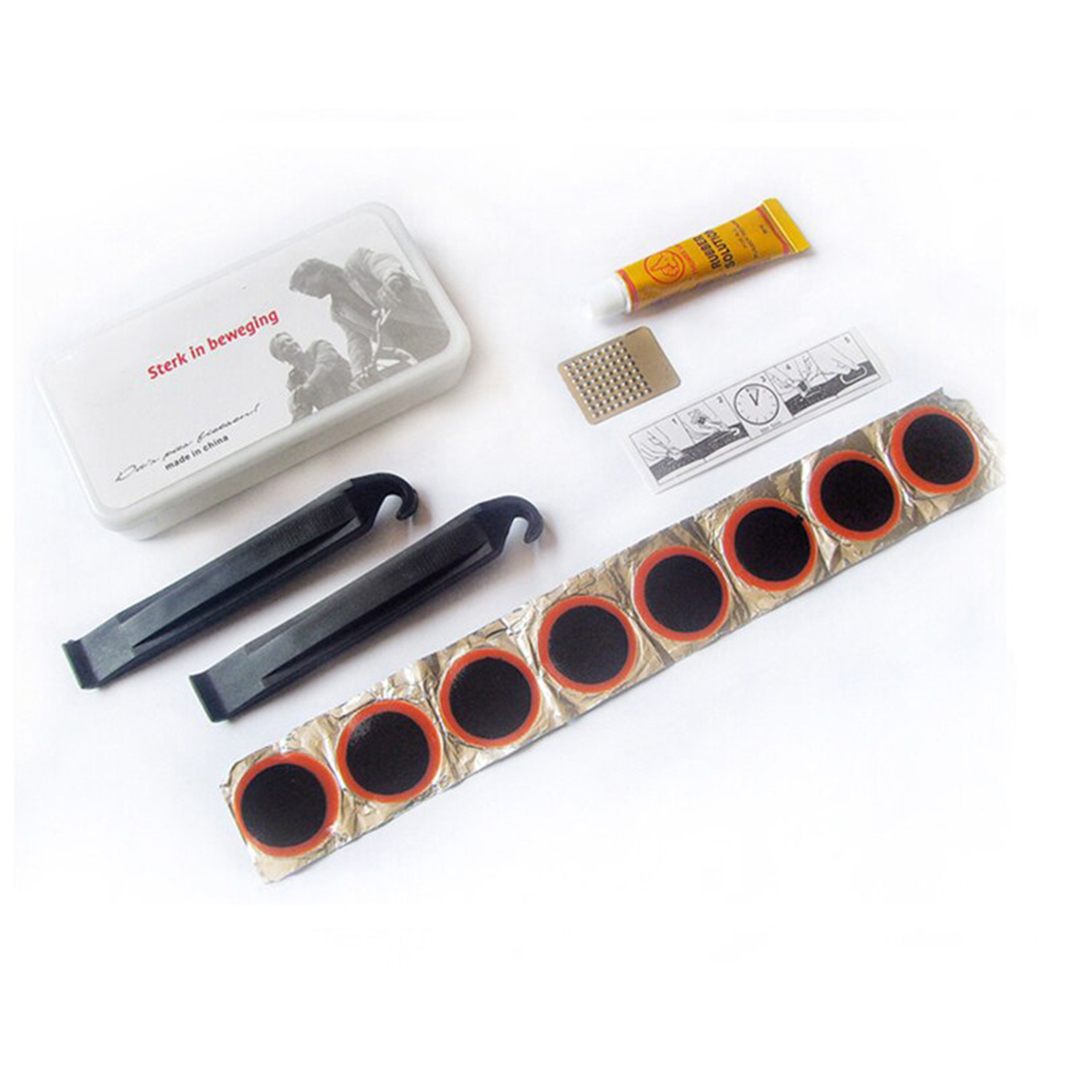 Bicycle Flat Tire Repair Kit T - Bike Tube Repair Kit recension och pris