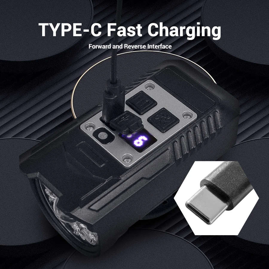 9 LED Bicycle Headlight USB Re - Cycling Gear Charging Station recension och pris