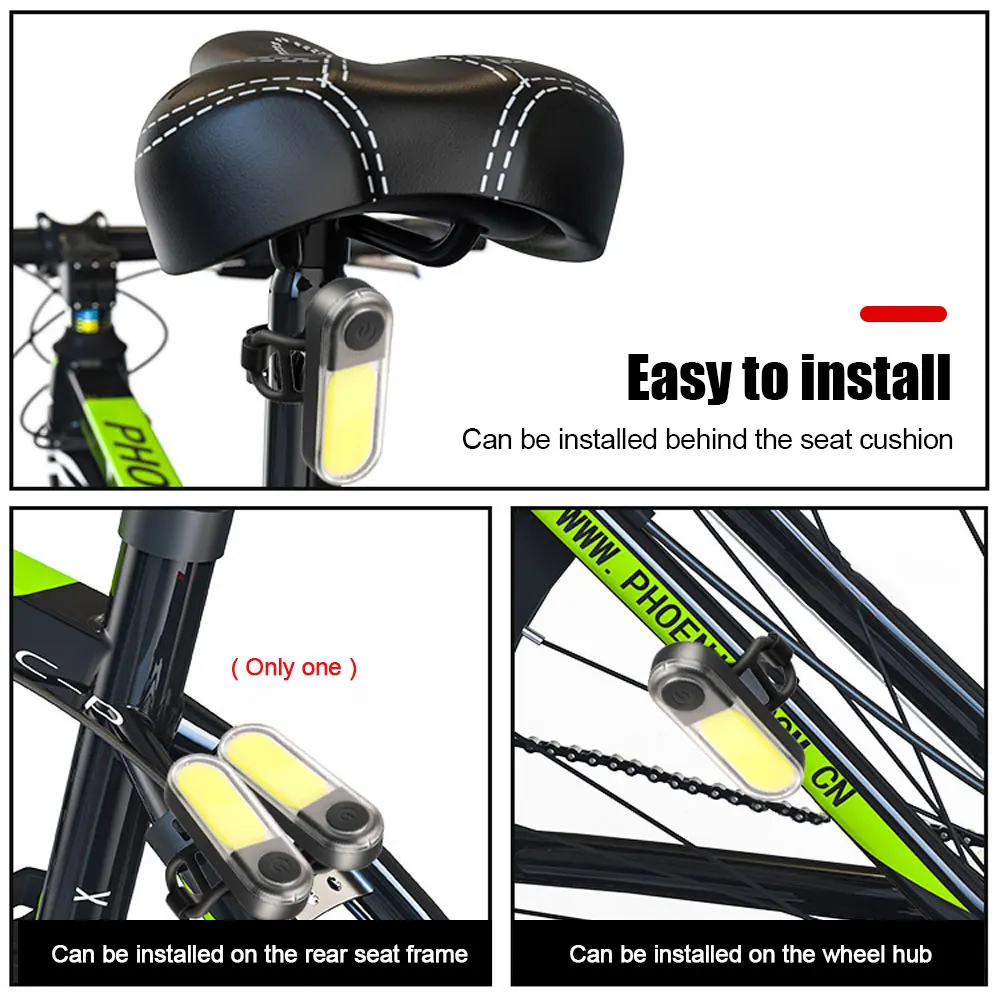 Bike Taillight White+Red Light - Cycling Gear Charging Station recension och pris
