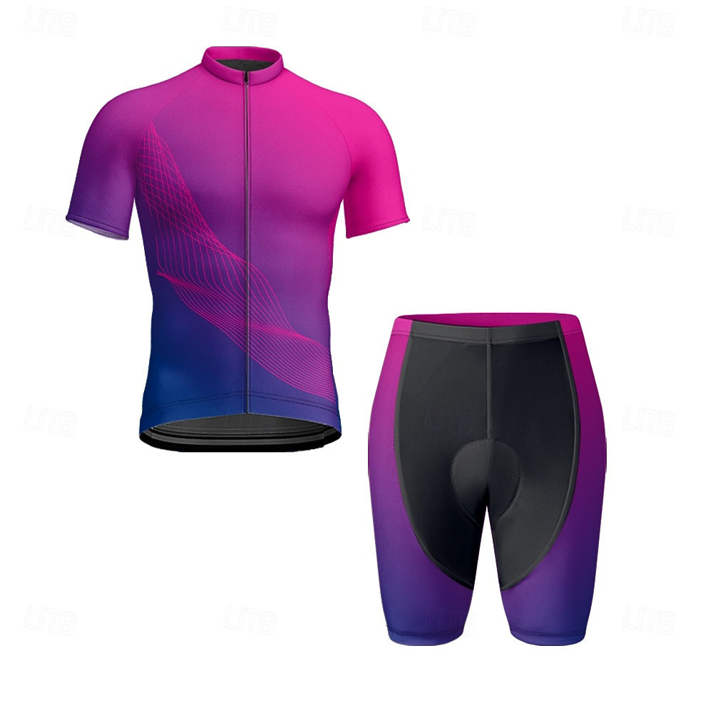 Men Short Sleeve Cycling Jerse - Triathlon Cycling Kit recension och pris